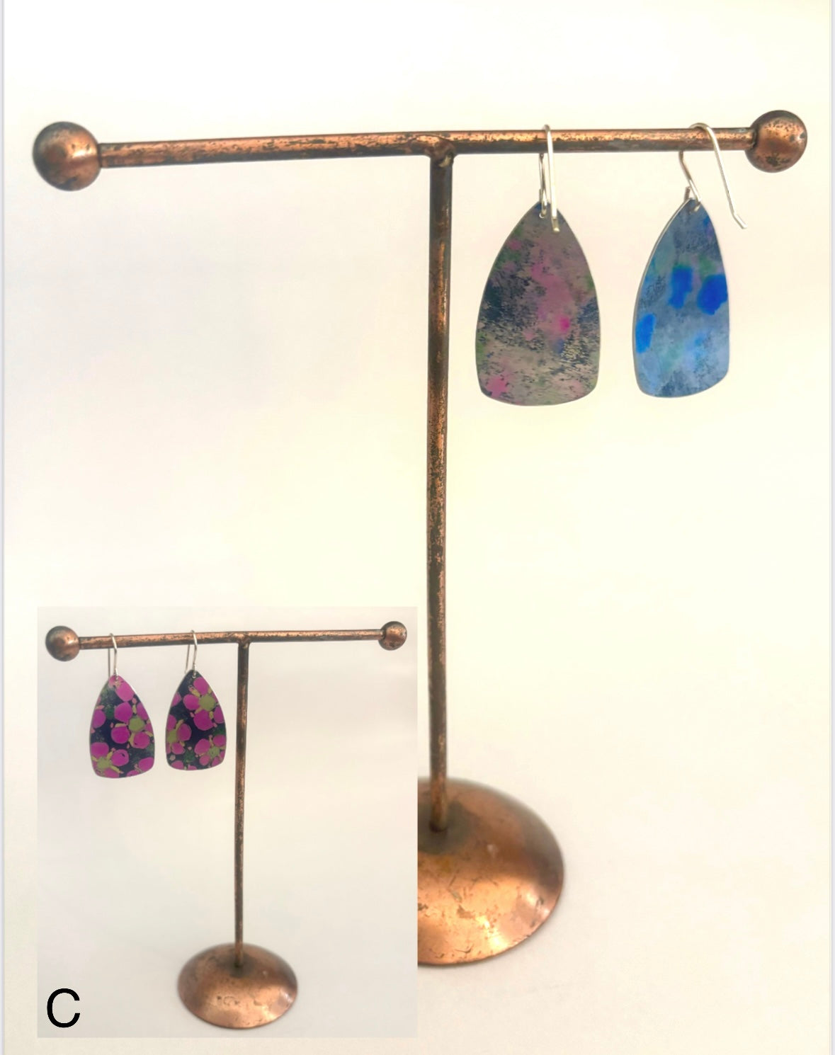 Dilkes-Hoffman Anodised Aluminium Earrings - large