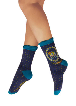 POWDER Letter Socks