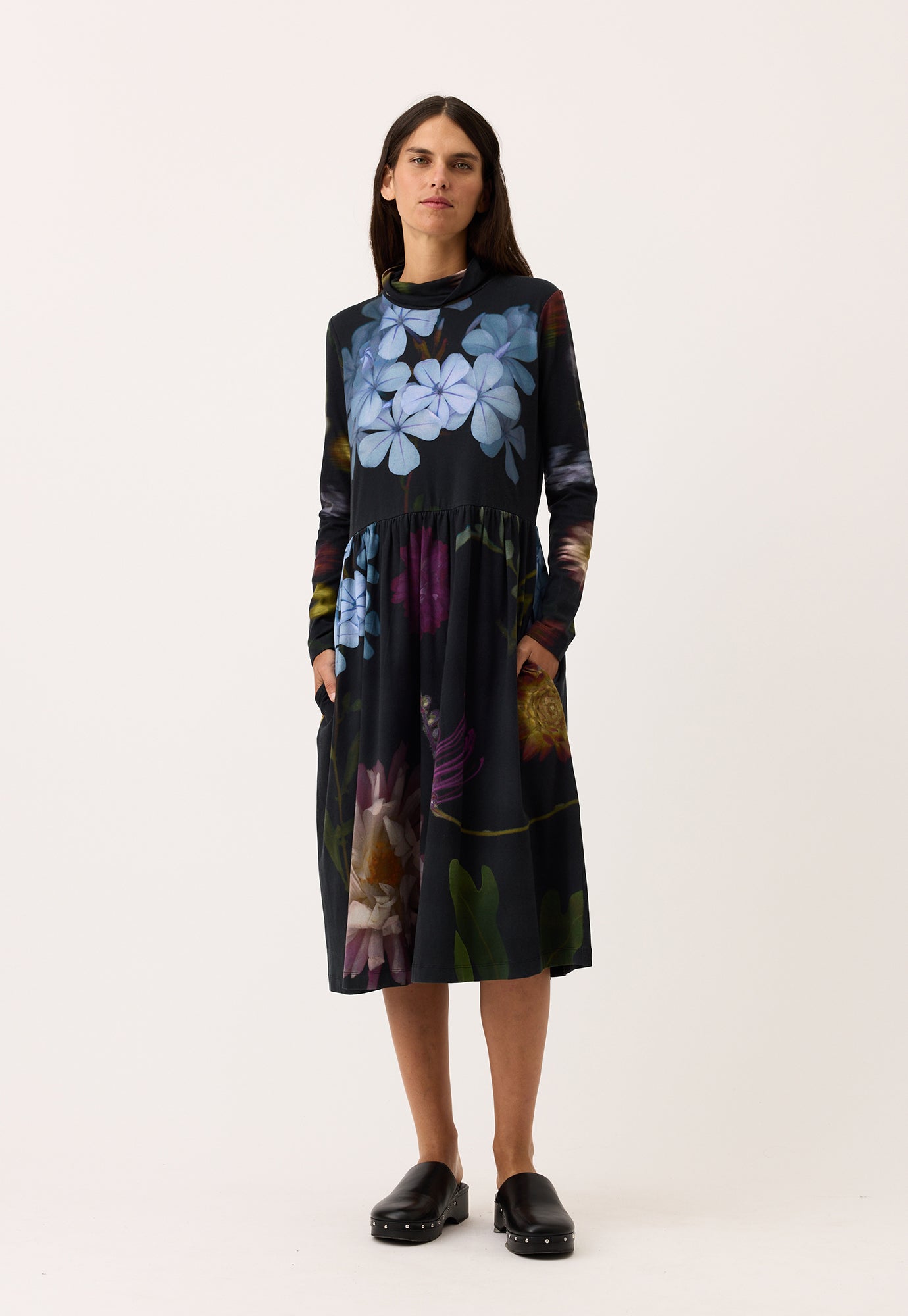 Nancybird Posy Skivvy Dress - Floratone