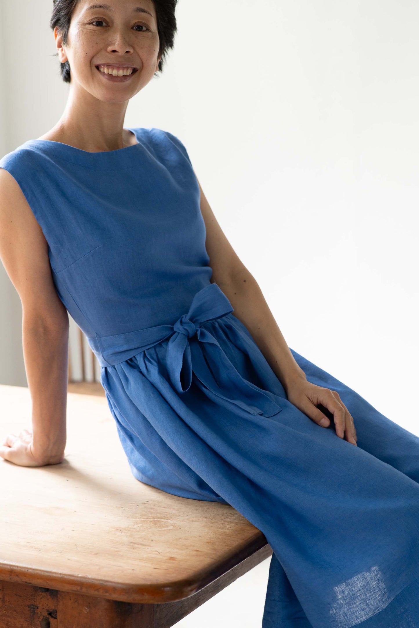 Lazybones Jane Dress - Lapis