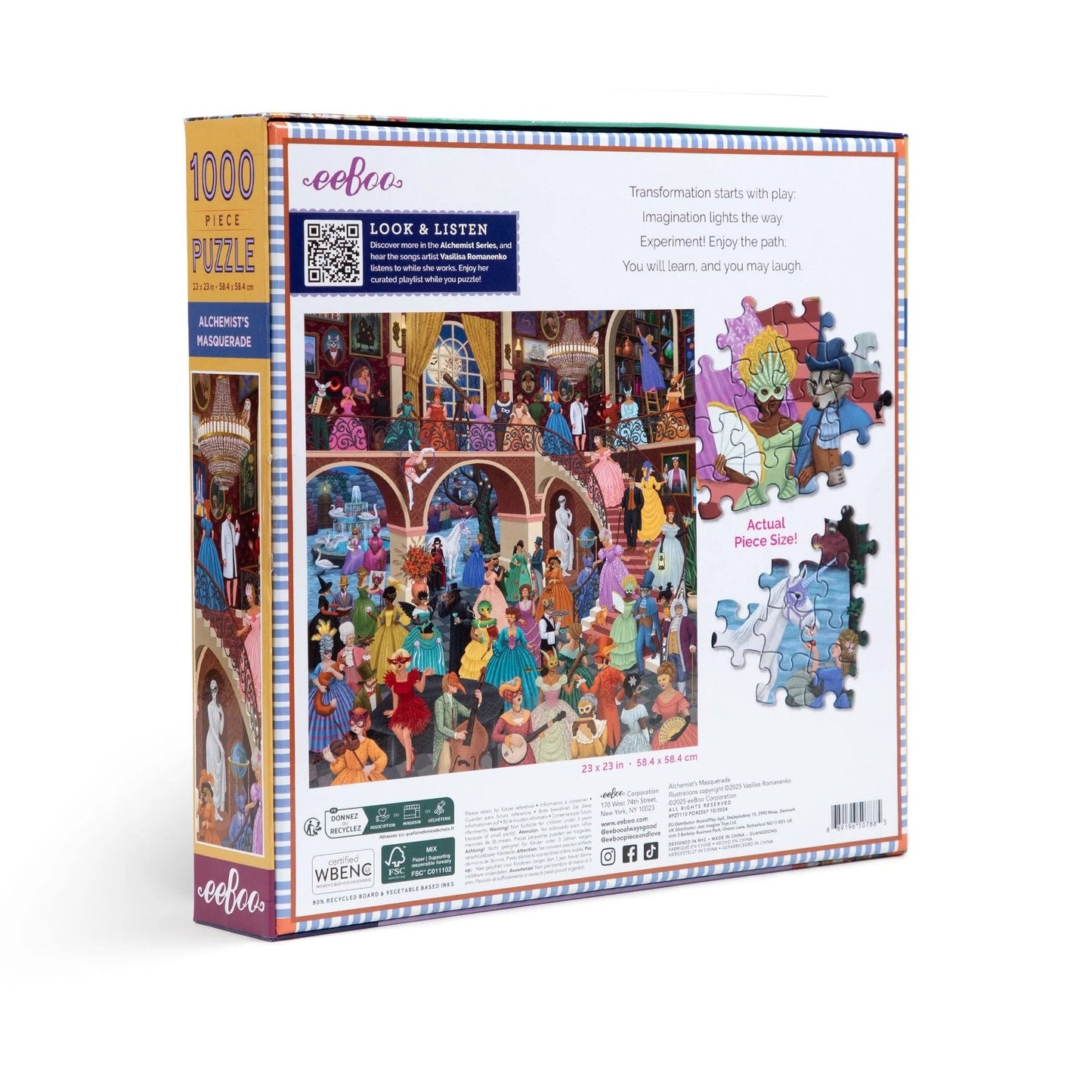 Eeboo 1000 piece puzzle - The Alchemist’s Masquerade