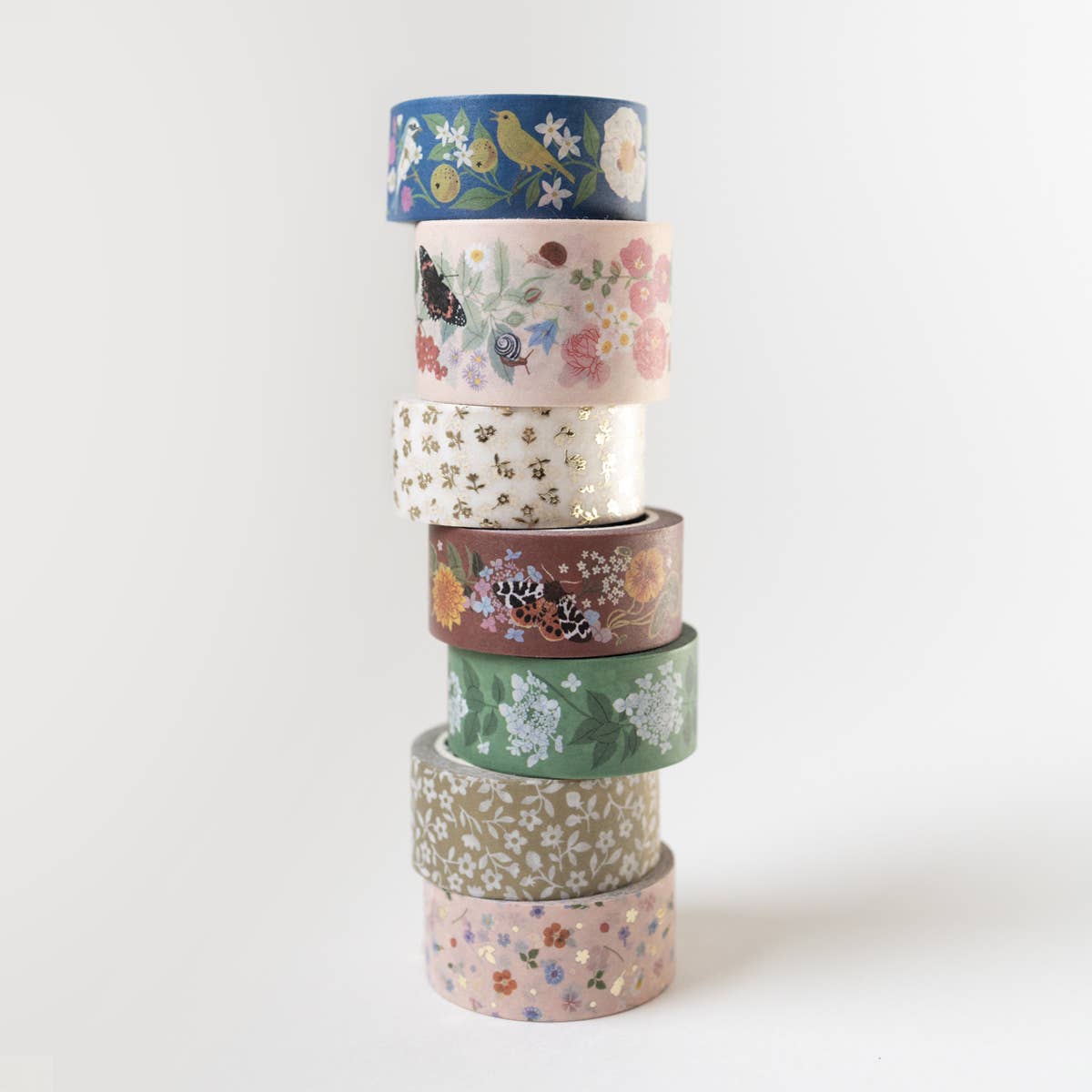 GOLD PETITE FLORA | WASHI TAPE