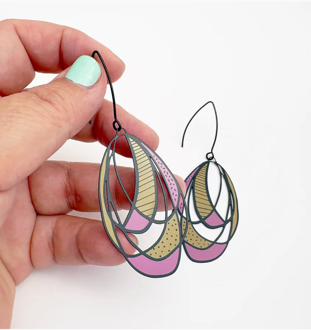Denz earrings -Art School Drop Out - Warm