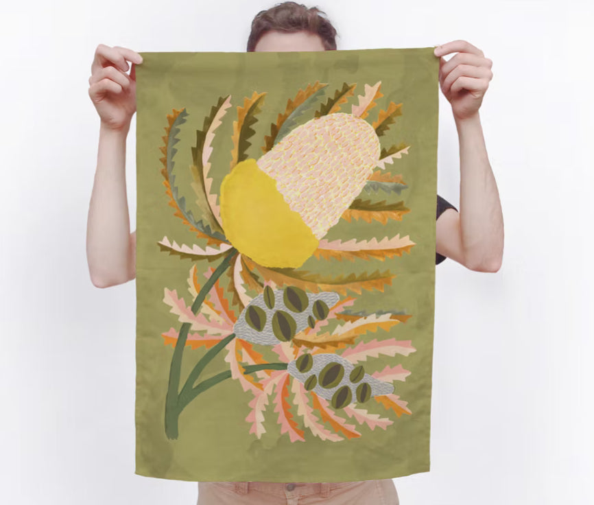Togetherness Banksia Bloom Tea Towel