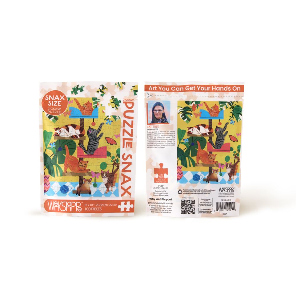 WerkShoppe Snax 100pc Puzzle - Cat Tree