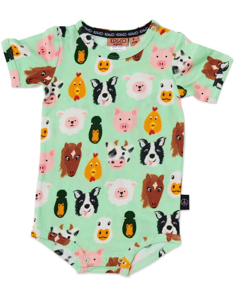 Kip and Co Organic Short Sleeve Romper