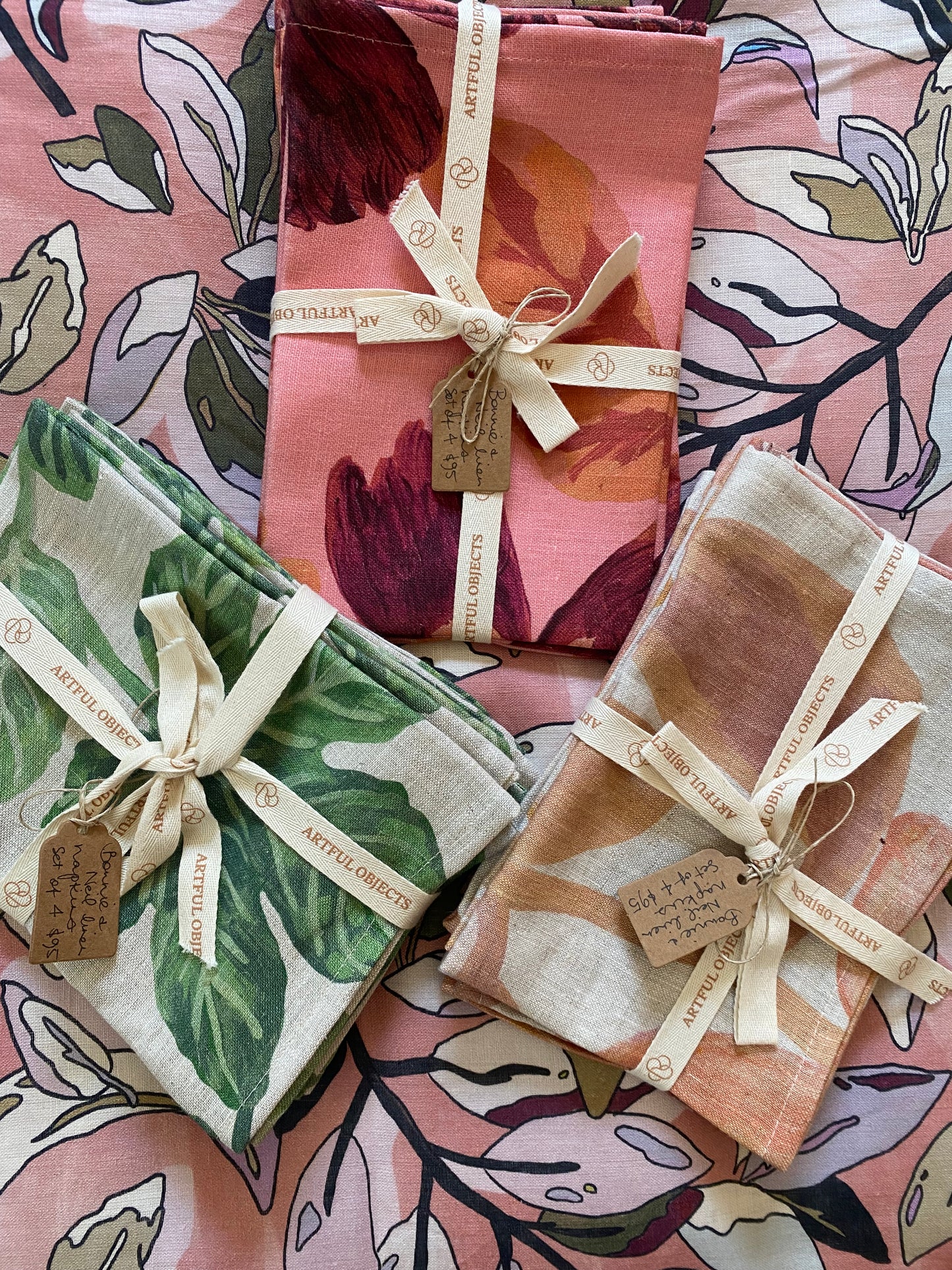 Bonnie and Neil Linen Napkins (set 4)