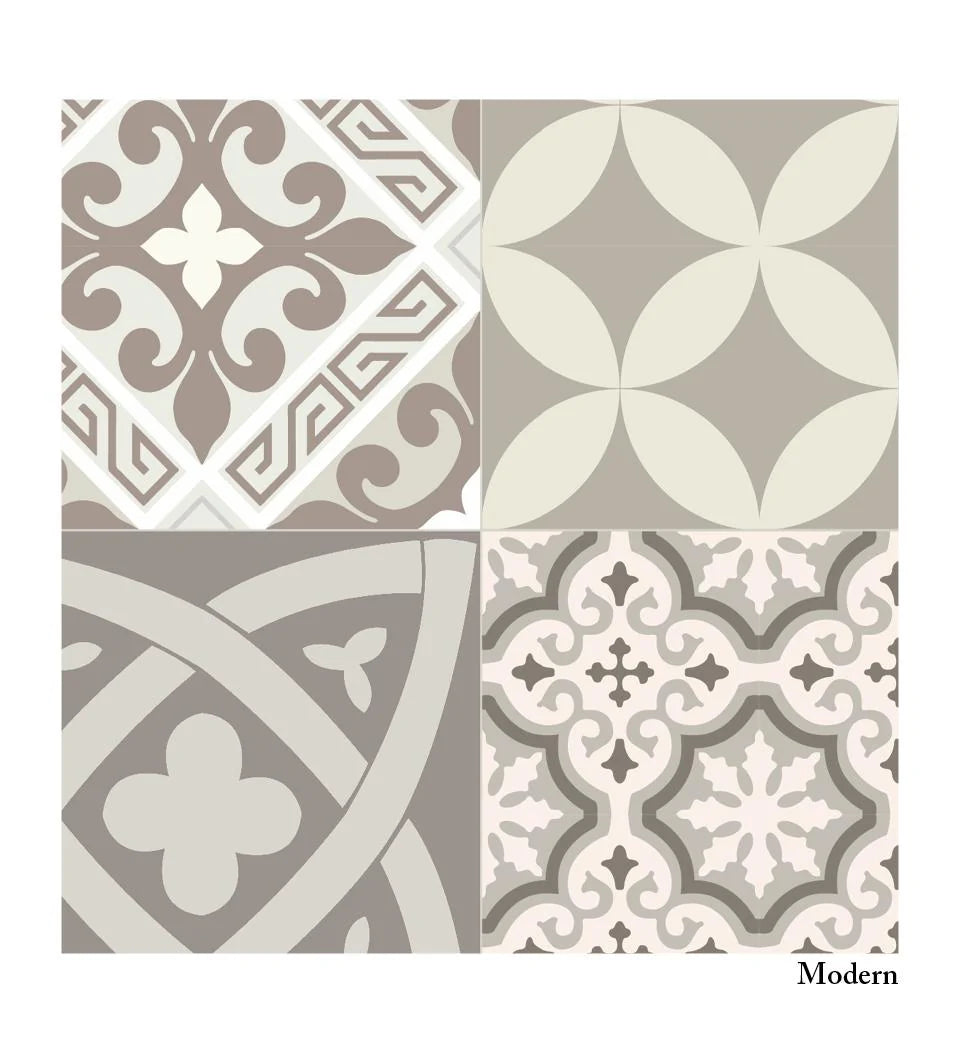 Beija Flor - Eclectic Natural Vinyl Rug (120cm x 195cm)