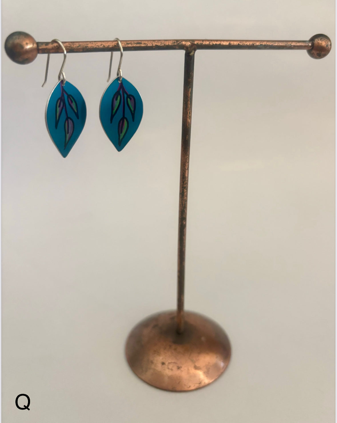 Dilkes-Hoffman Anodised Aluminium Earrings - medium size