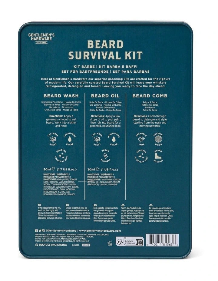 Gentlemen’s Hardware Beard Survival Kit