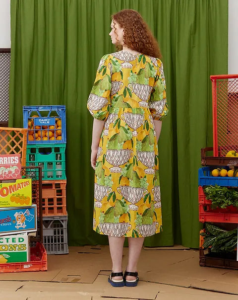 Togetherness Cascade Dress - Fruit Basket