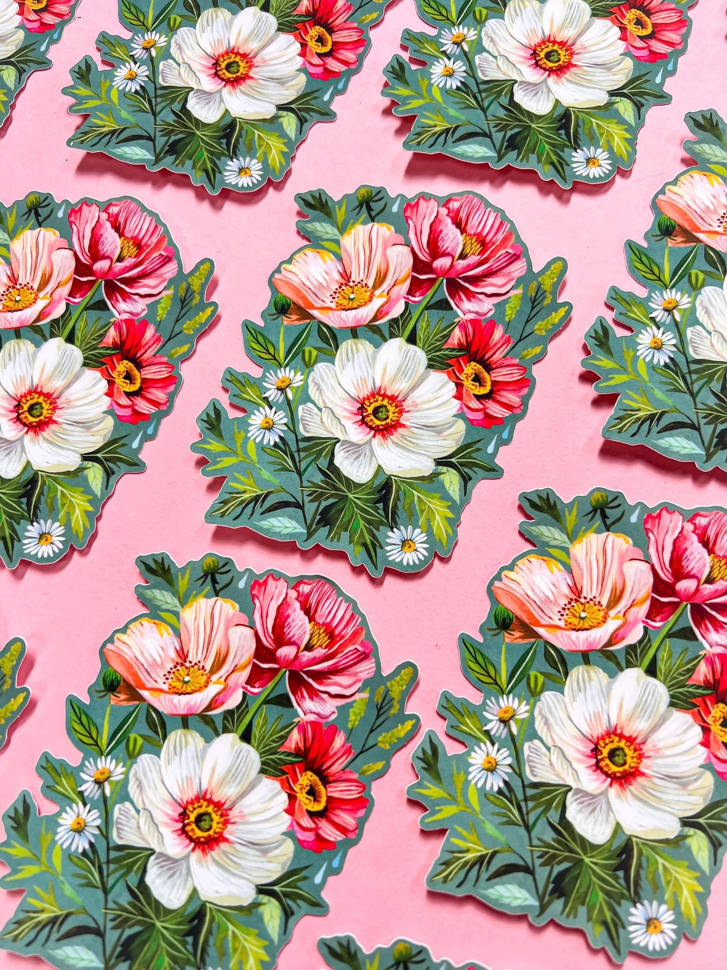 Katie Daisy ‘Lydia's Bouquet’ Matte Sticker