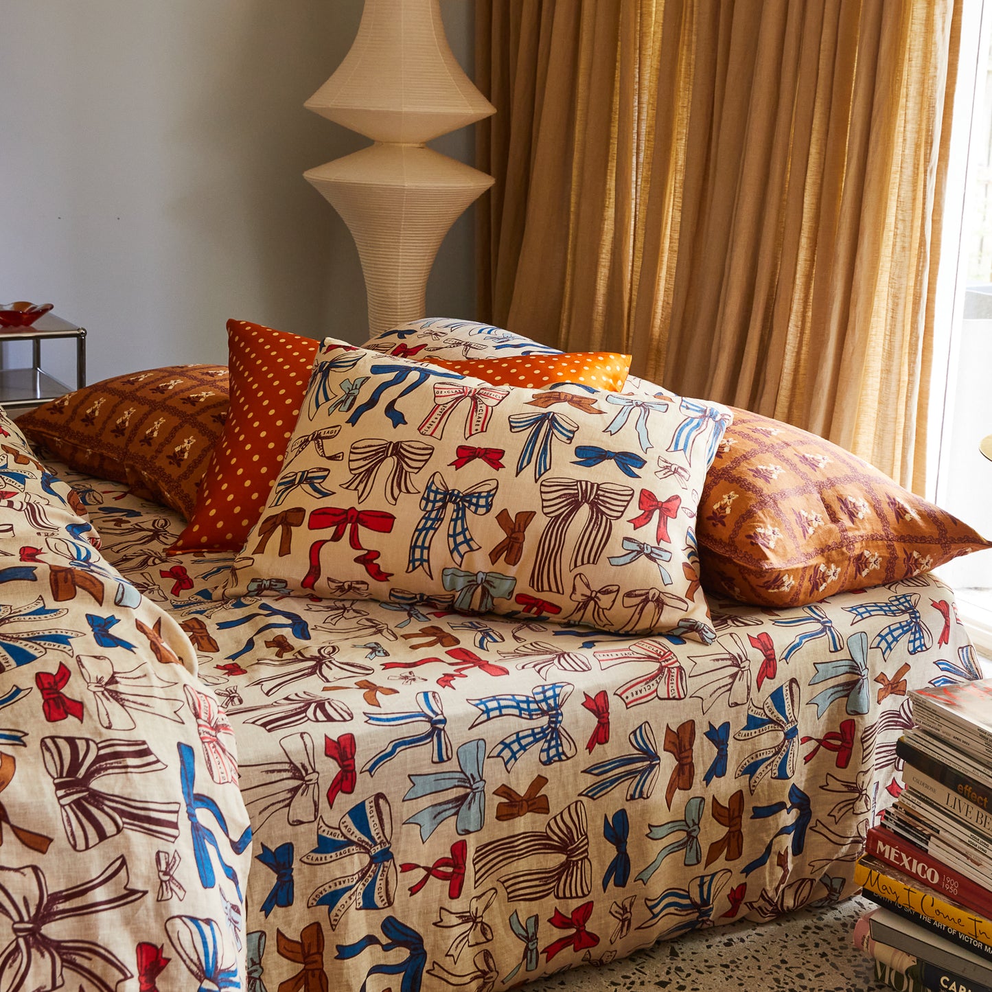 Sage and Clare Lottie Linen Pillowcases