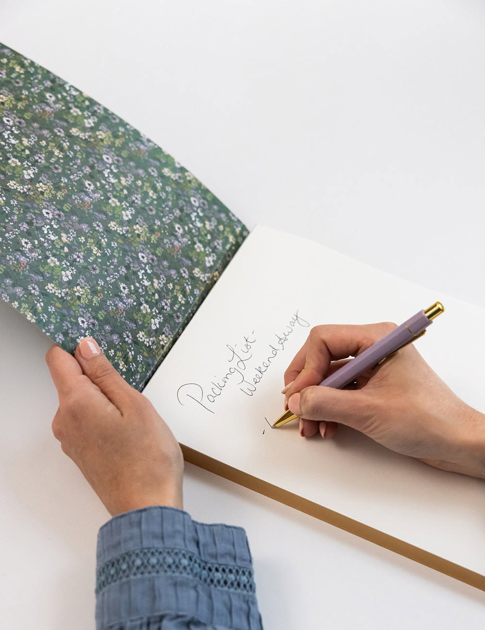 Bespoke Letterpress - Summer Perennials Notepad Jumbo Jotter