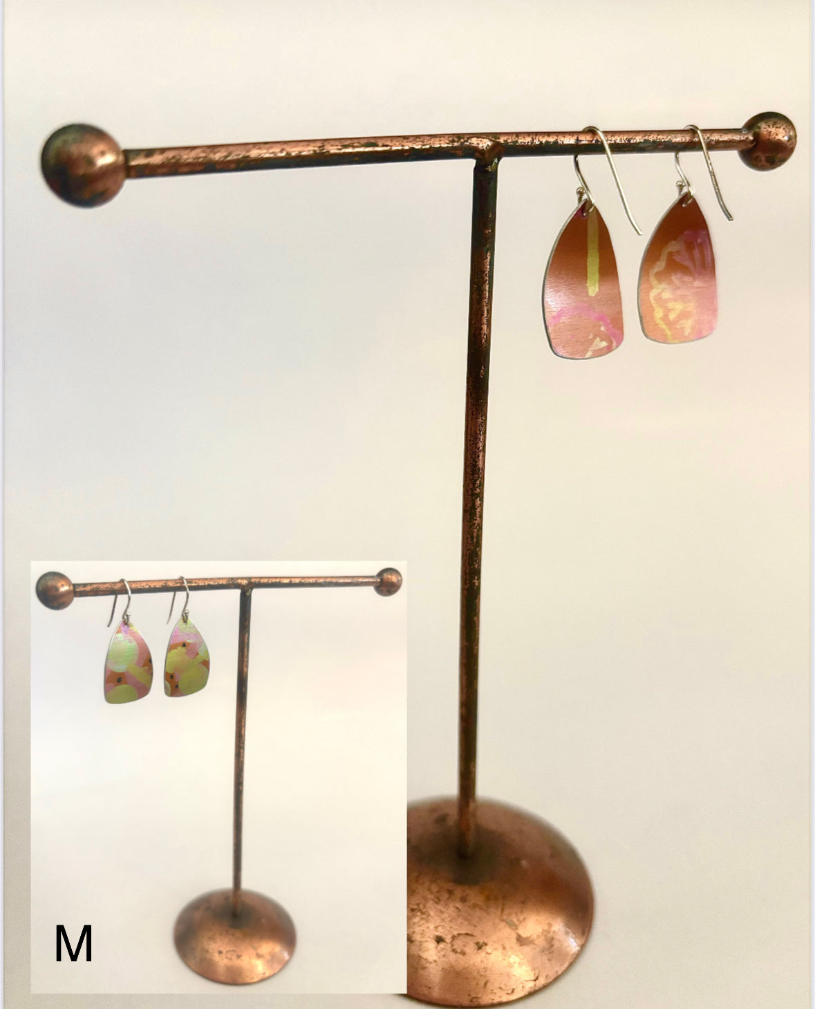 Dilkes-Hoffman Anodised Aluminium Earrings - medium size