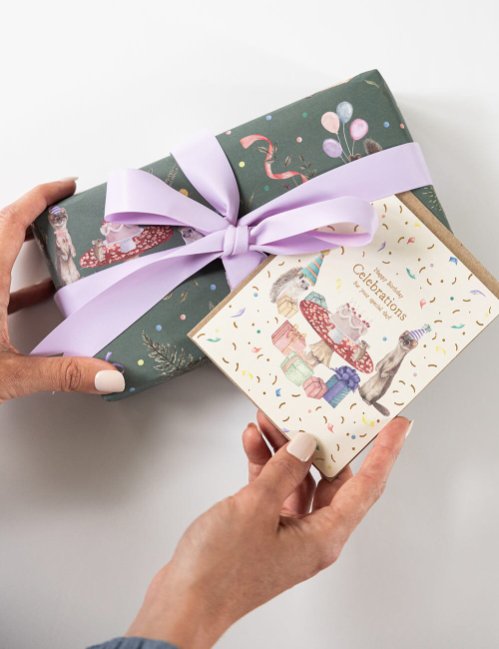 Bespoke Letterpress - Happy Birthday Celebrations Card