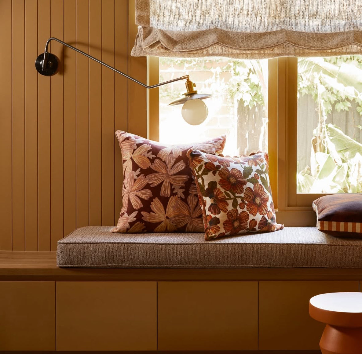 Bonnie and Neil Woodland Hazelnut Cushion - 50cm