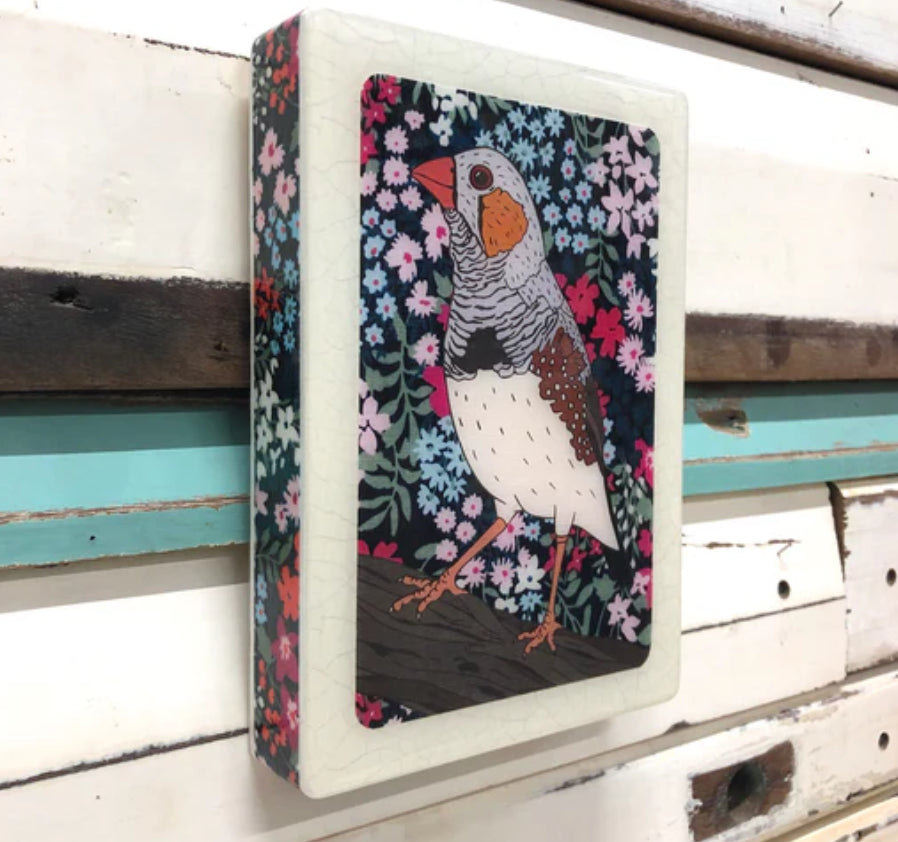 Lost & Found Art Co - Zebra Finch