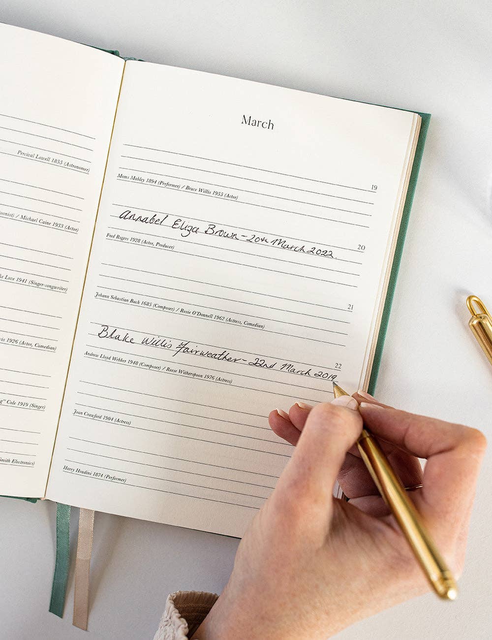 Bespoke Press Birthday Reminder Book