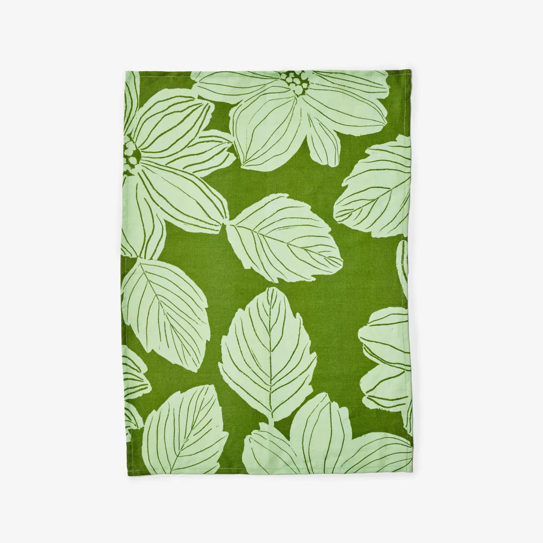 Margot Green Tea Towel