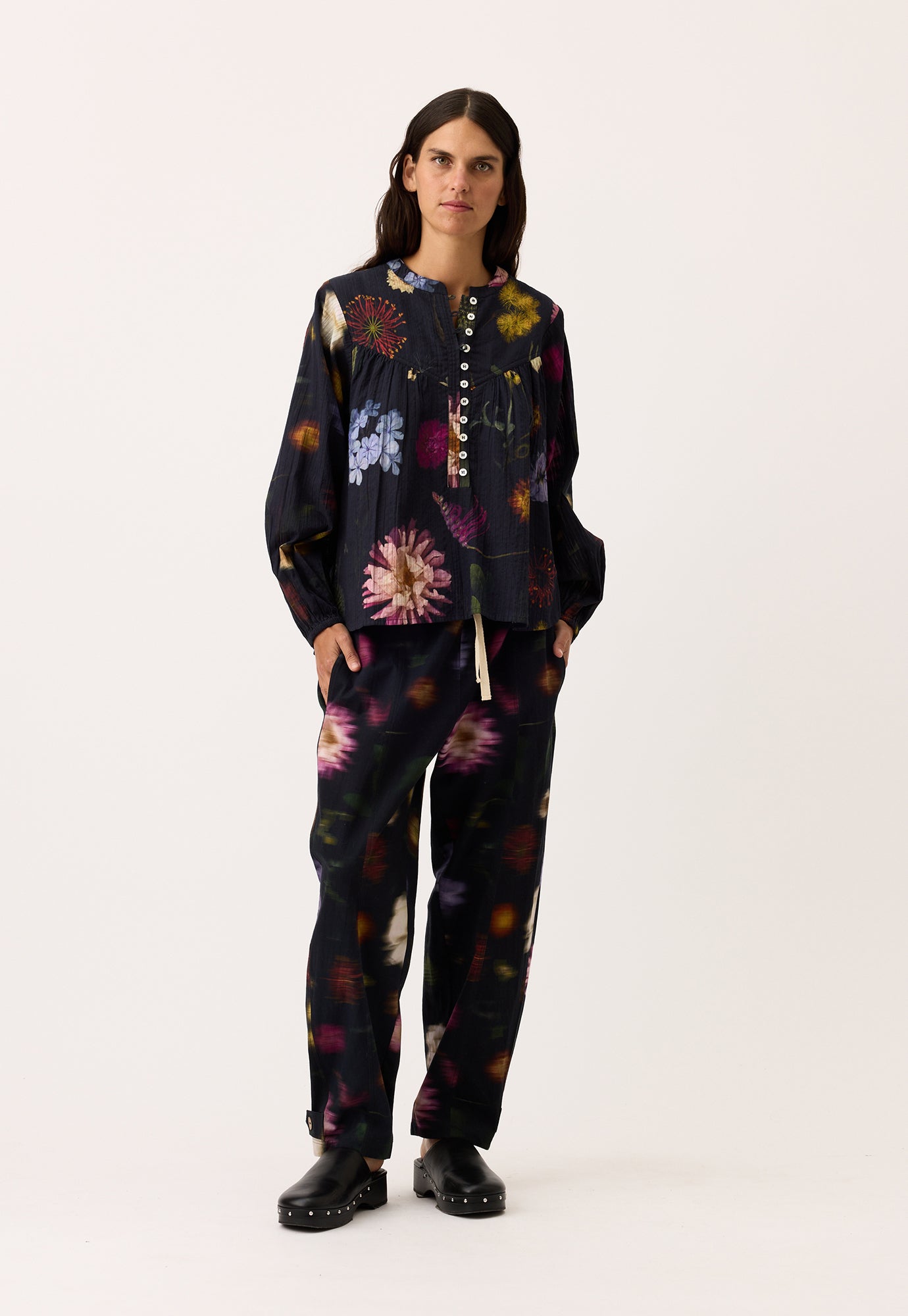 Nancybird Sierra Blouse - Floratone