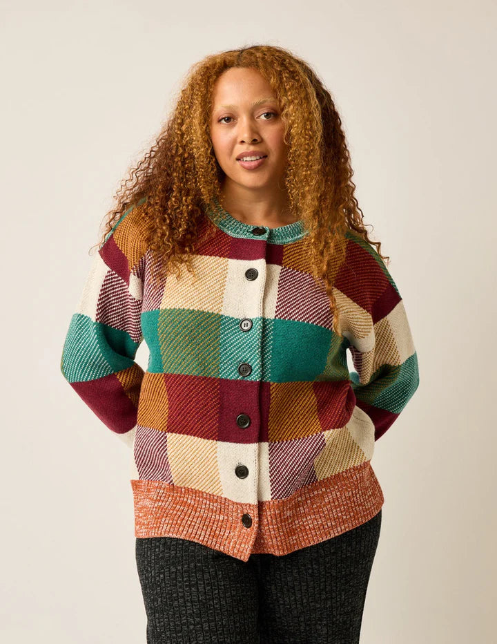 Nancybird | Matilda Knit | Sunrise Check