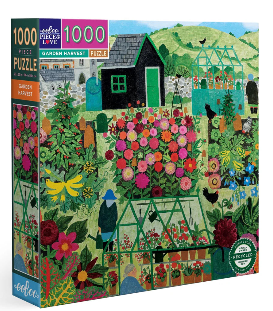 Eeboo 1000 piece puzzle - Garden Harvest