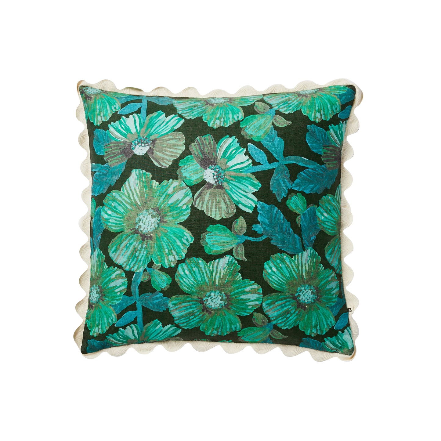 Bonnie and Neil Woodland Emerald Cushion - 50cm