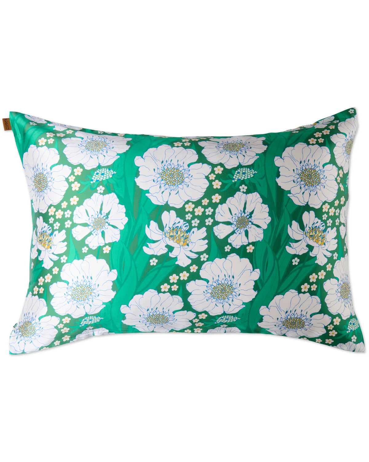 Kip and Co Tumbling Flowers Silk Pillowcase - single