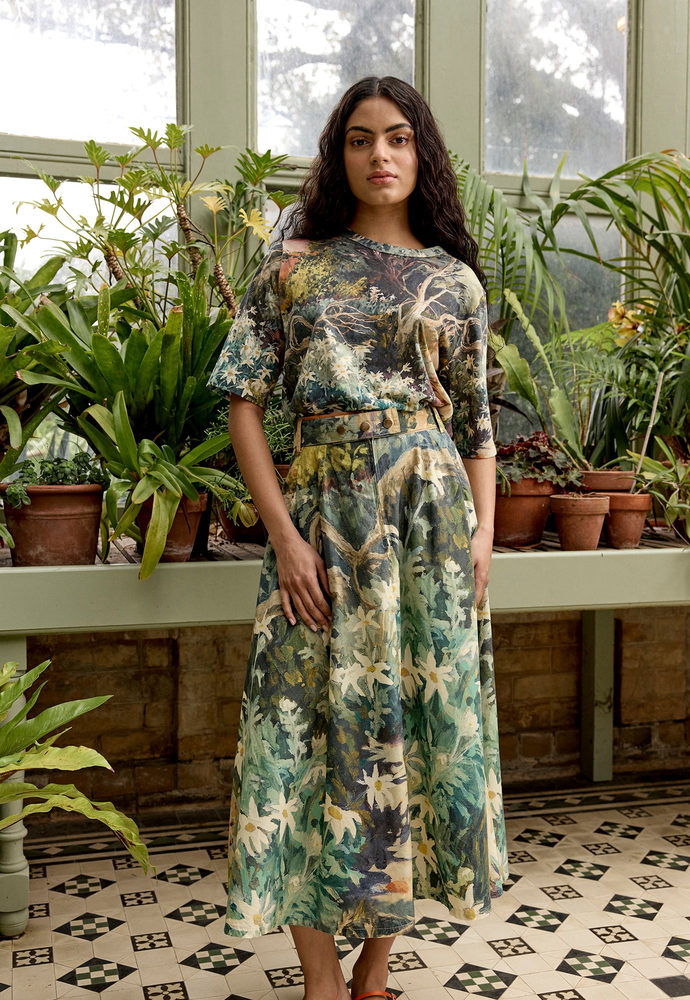 Nancybird Aries Skirt - Flannel Flower