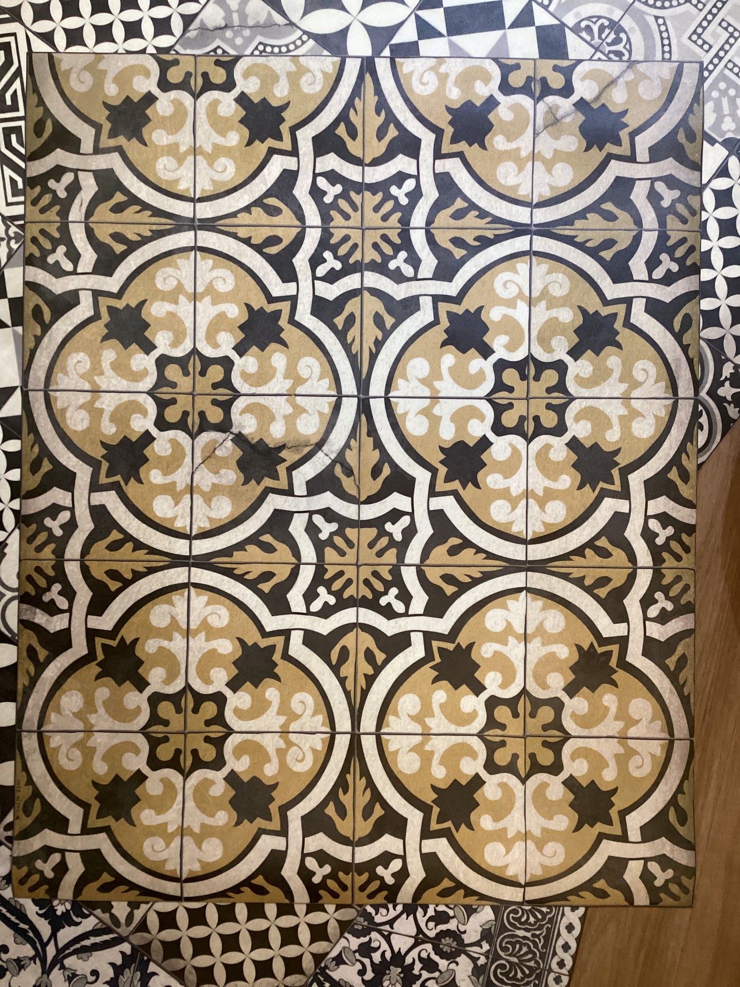 Beija Flor - Mexico ModunAntique Vinyl Area Rug (100cm x 80cm)