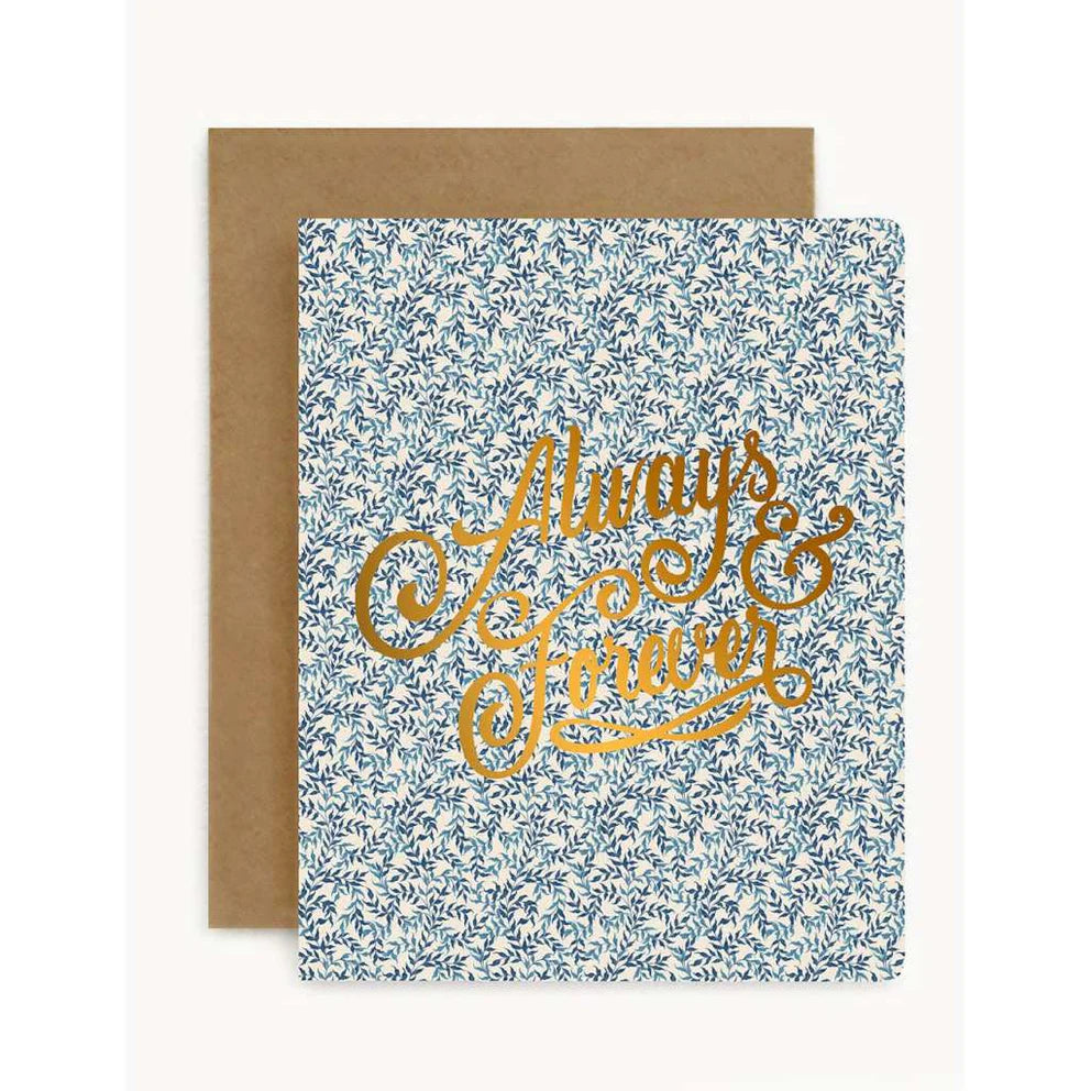 Bespoke Letterpress - Always and Forever Card