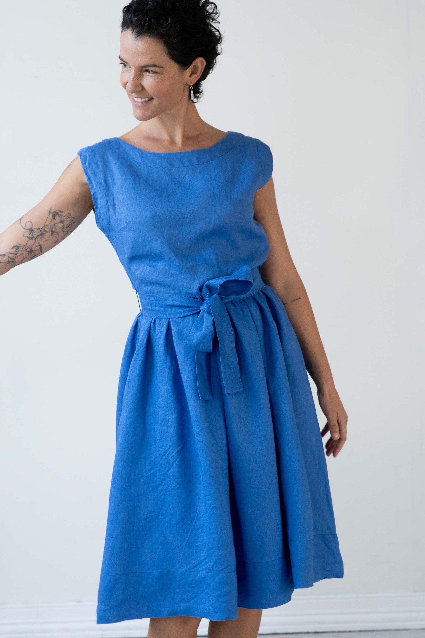Lazybones Jane Dress - Lapis