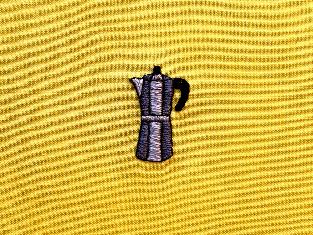 Lily Upton Moka Pot Mini Stick and Stitch Kit