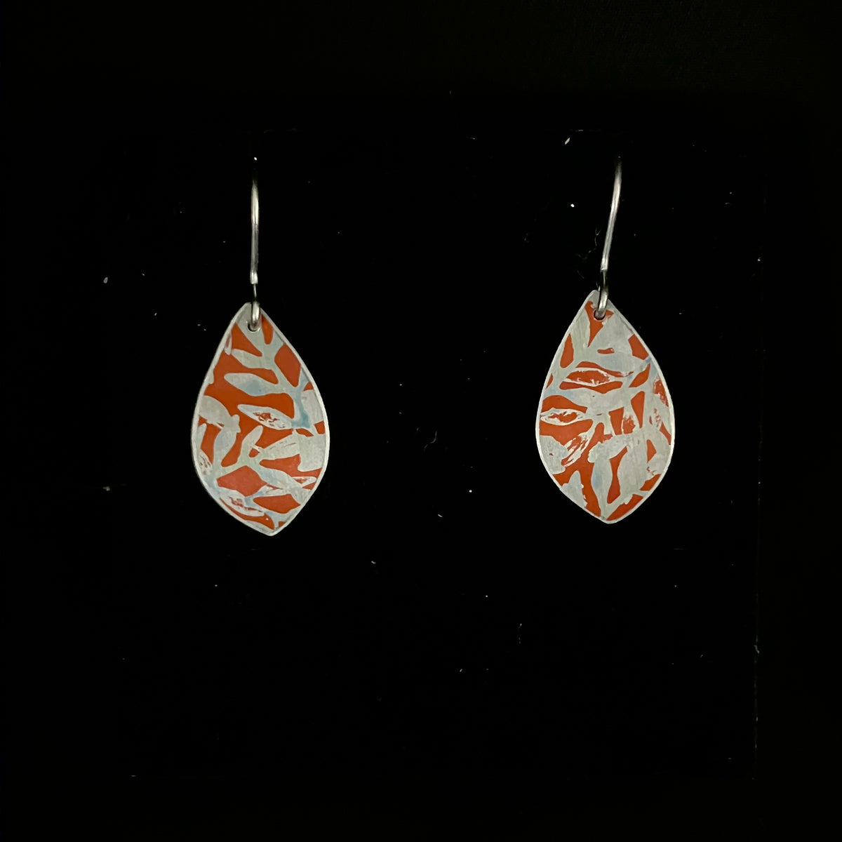 Dilkes-Hoffman Anodised Aluminium Earrings - Abstract Small