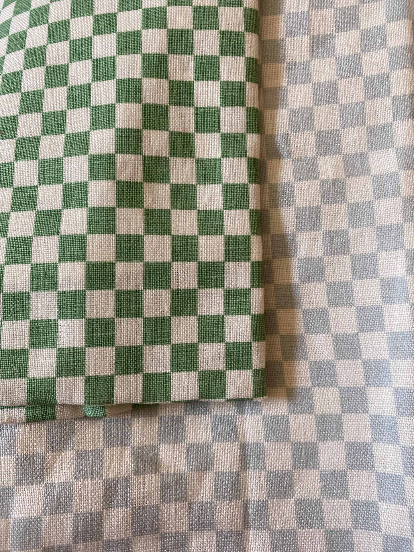 Bonnie and Neil Tiny Check Tea Towel