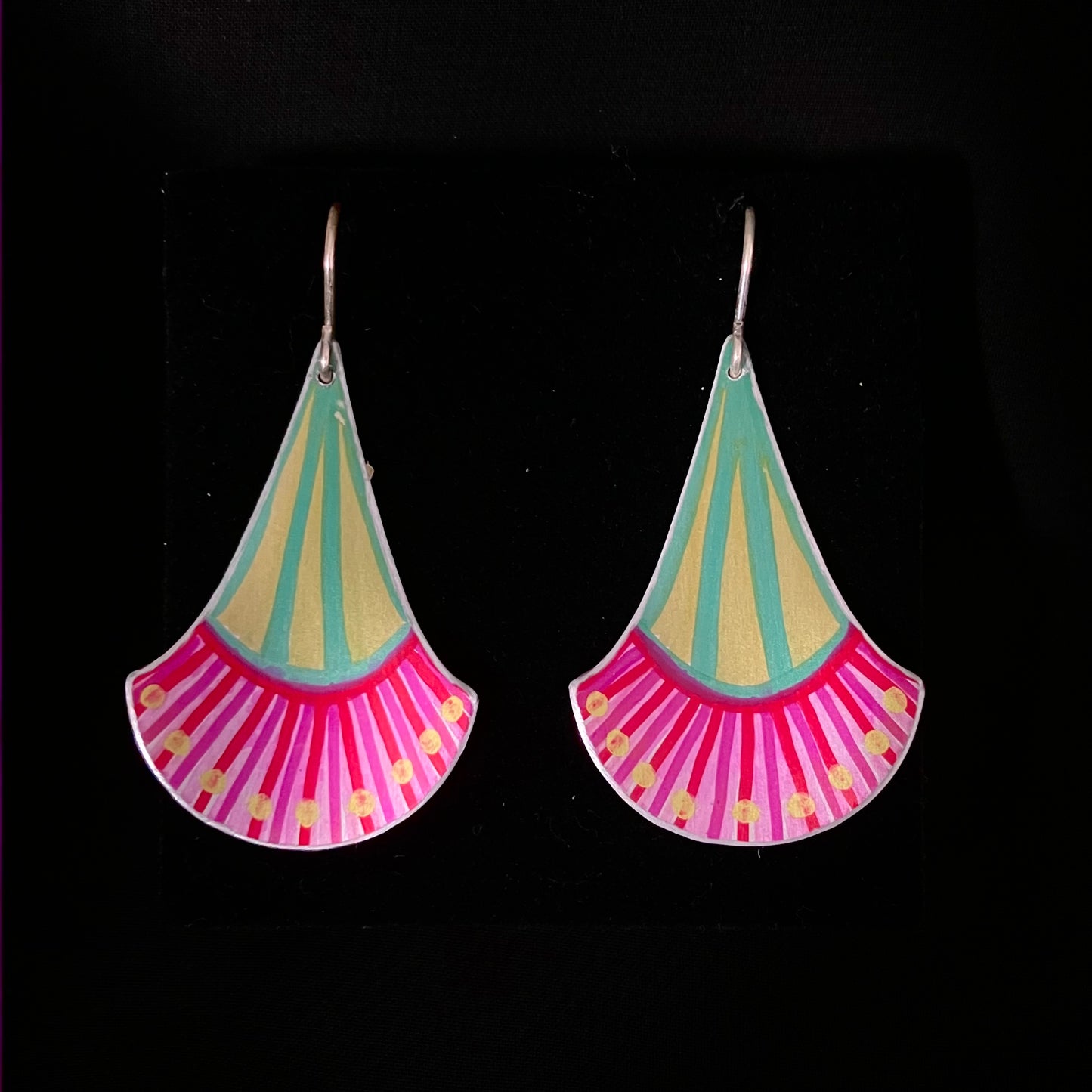 Dilkes-Hoffman Anodised Aluminium Earrings - Gum Blossom Large