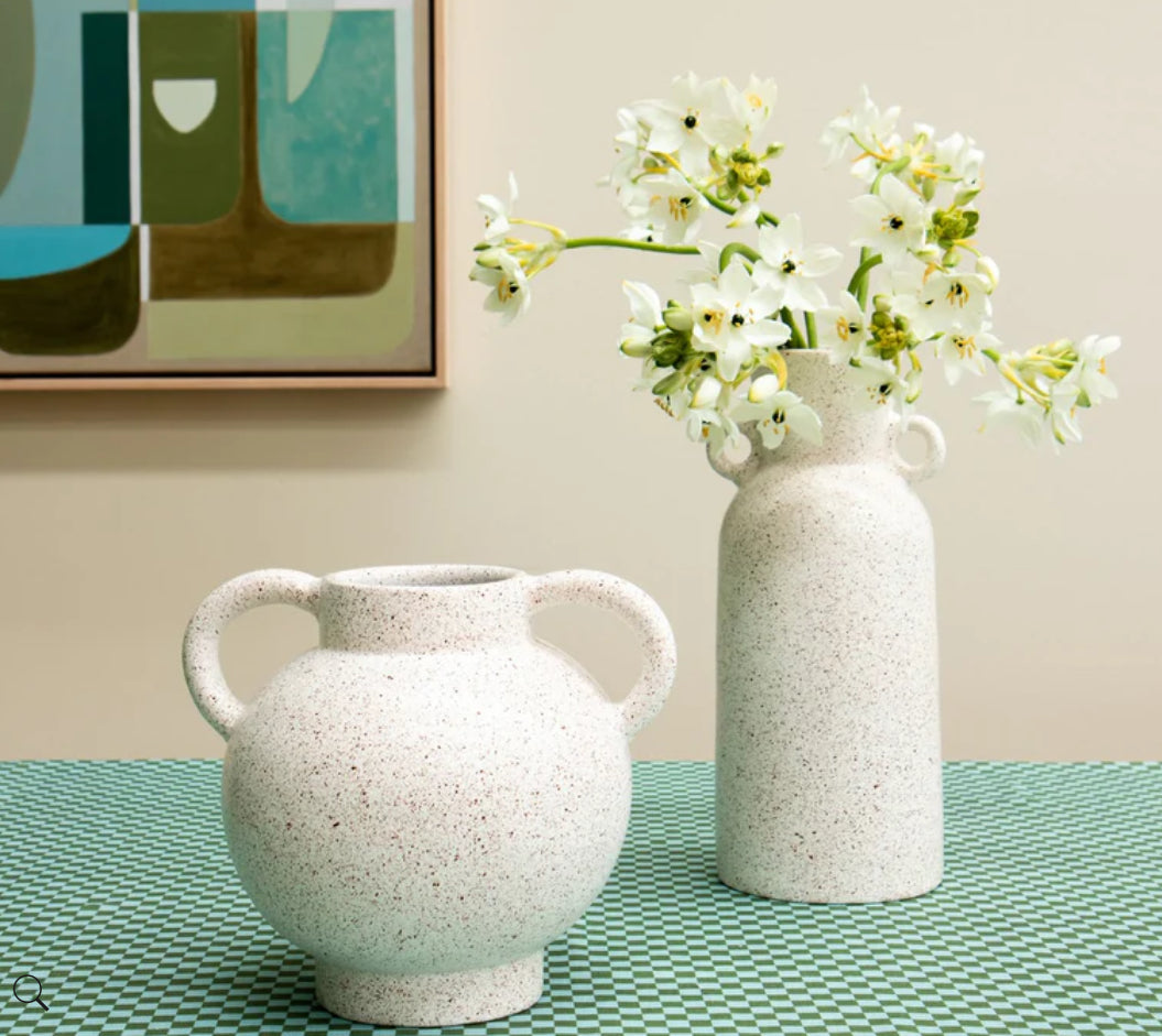 Bonnie and Neil Tiny Check Linen Tablecloth