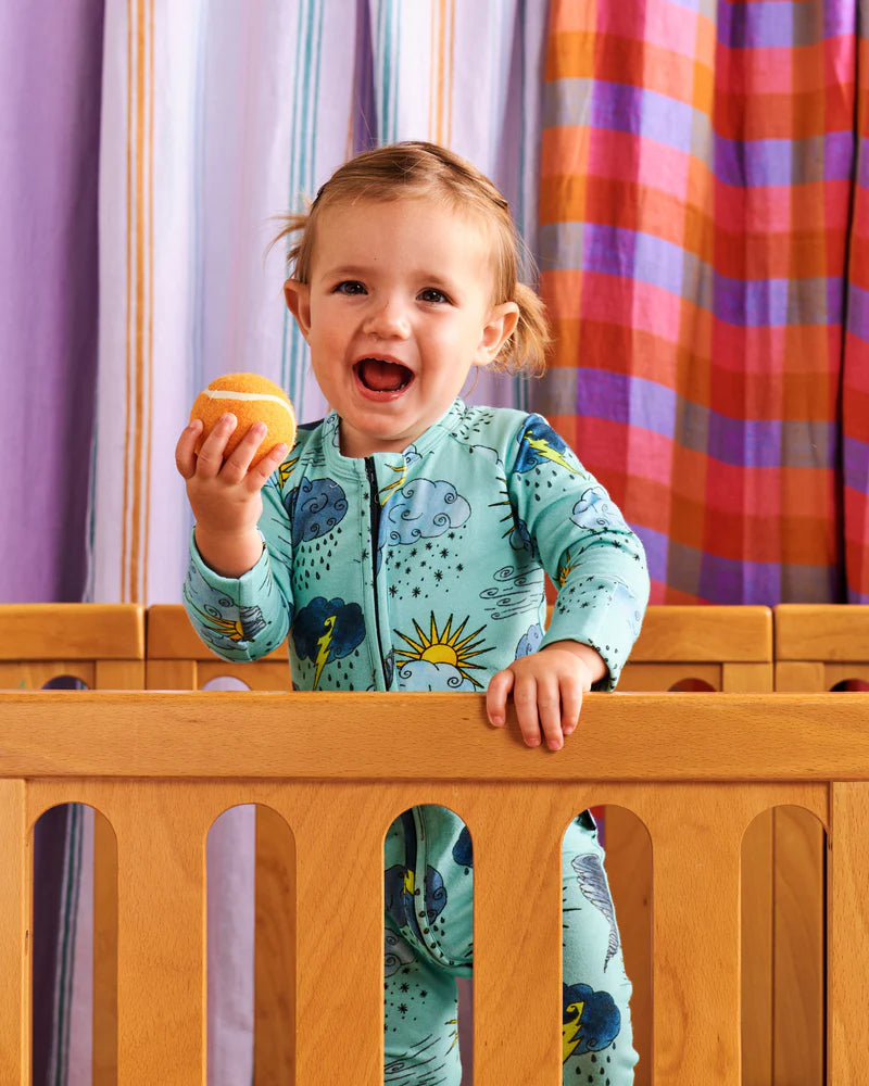 Kip and Co Organic Long Sleeve Zip Romper