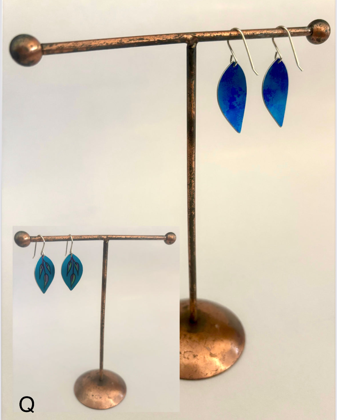 Dilkes-Hoffman Anodised Aluminium Earrings - medium size