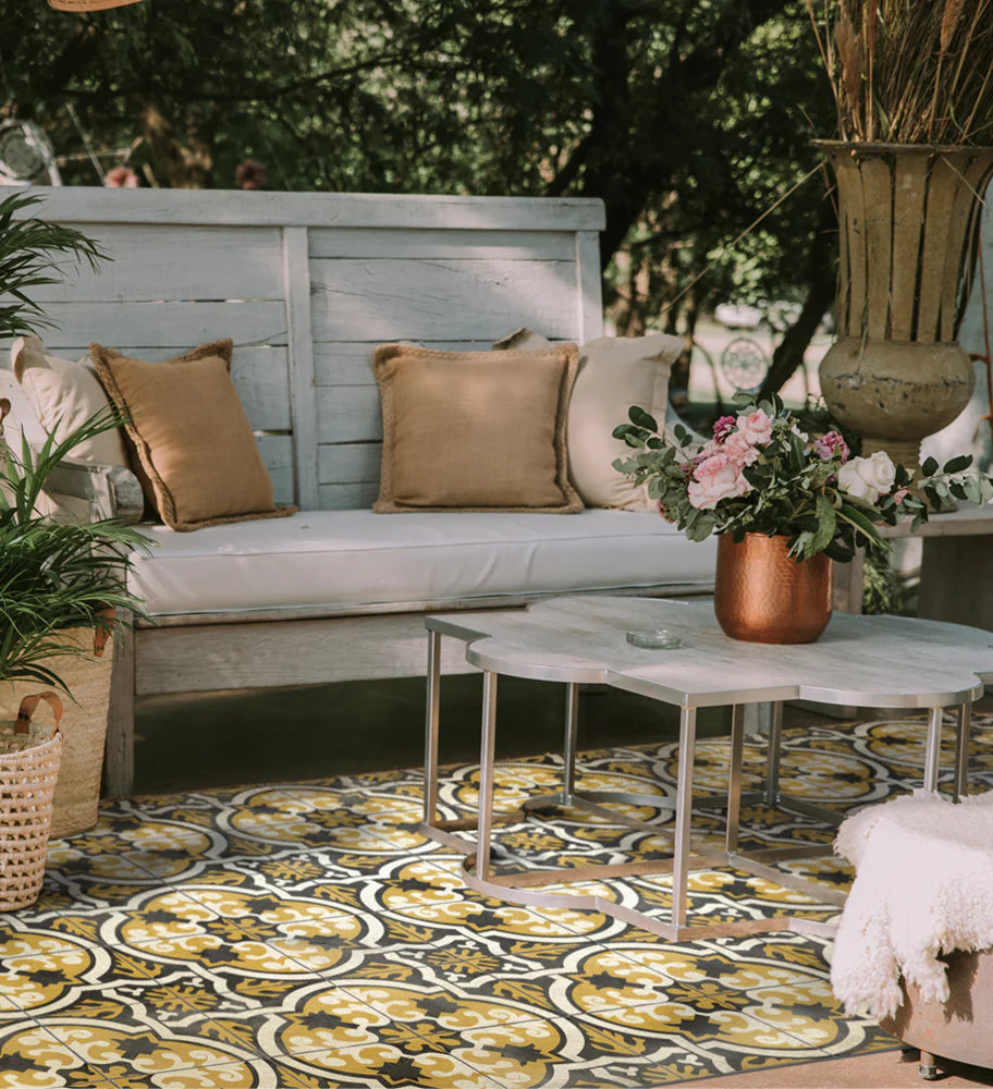 Beija Flor - Mexico ModunAntique Vinyl Area Rug (100cm x 80cm)