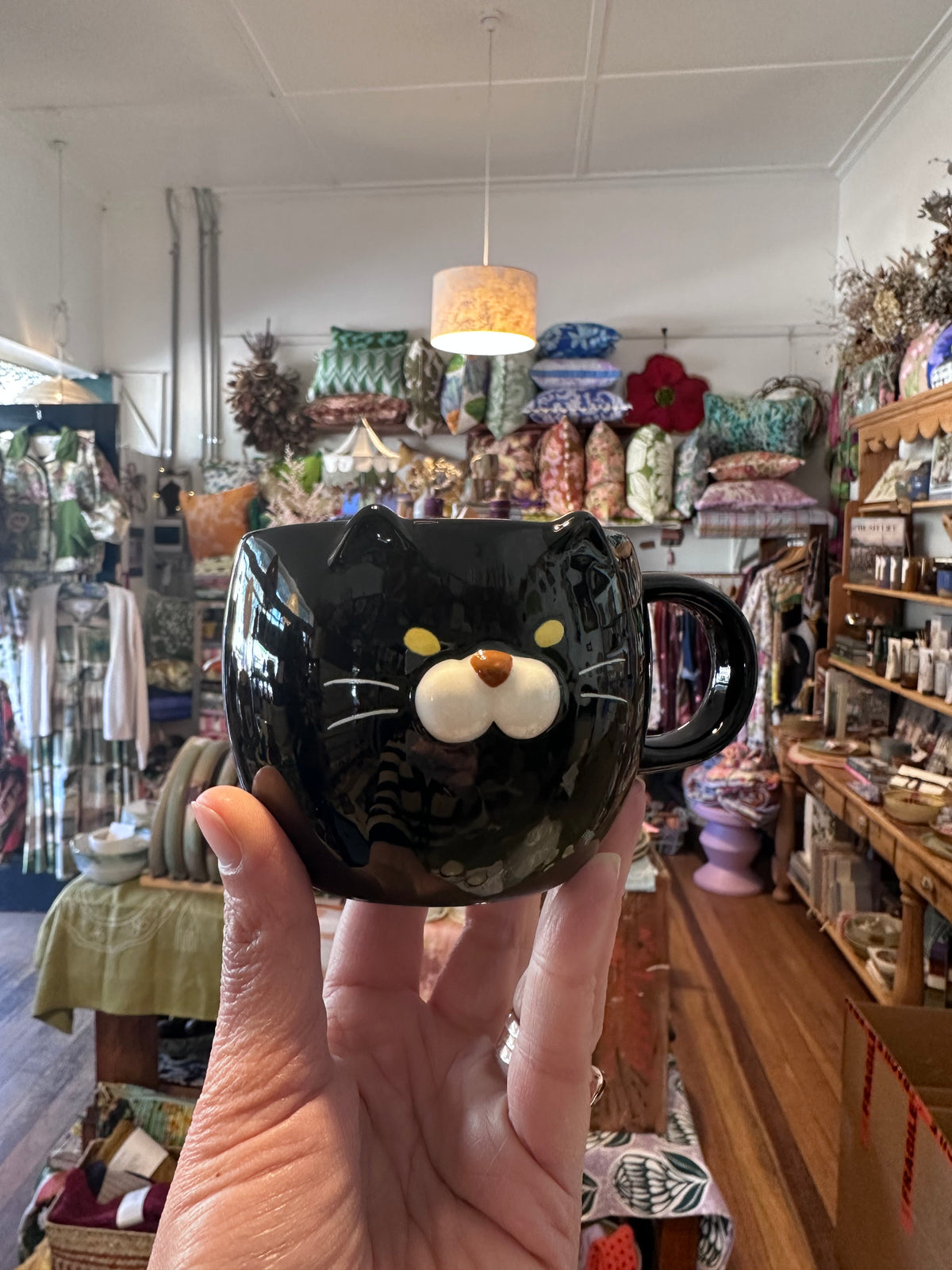 Concept Japan Black Cat Mug