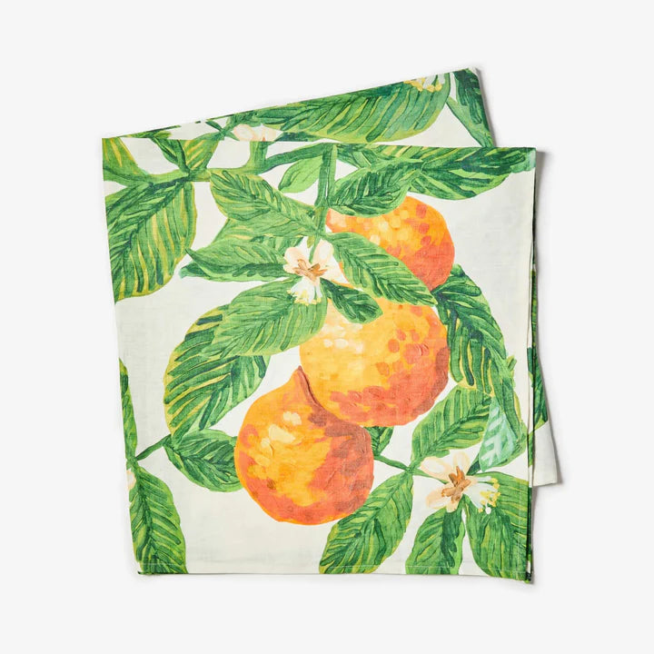 Tangelo Multi Linen Tablecloth - Medium