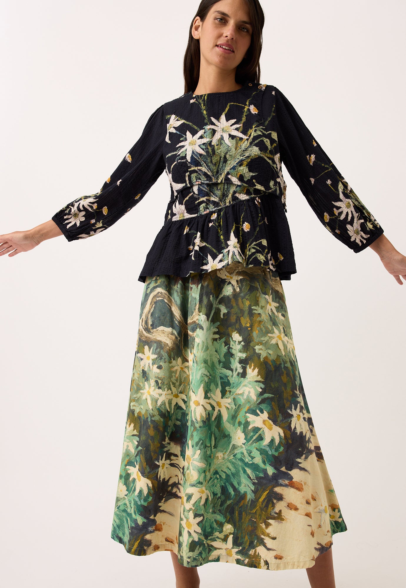 Nancybird Aries Skirt - Flannel Flower