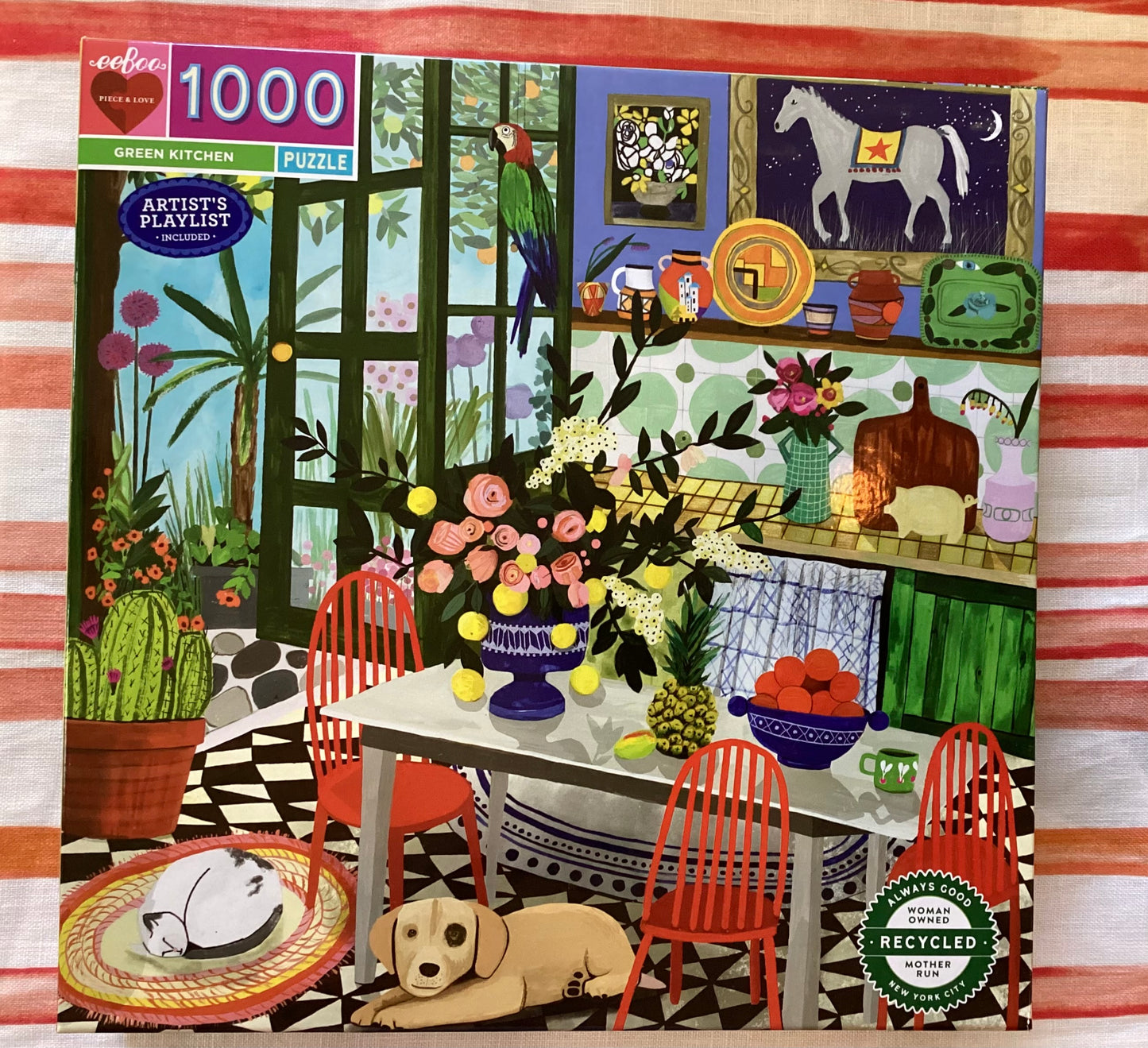 Eeboo 1000 piece puzzle - Green Kitchen
