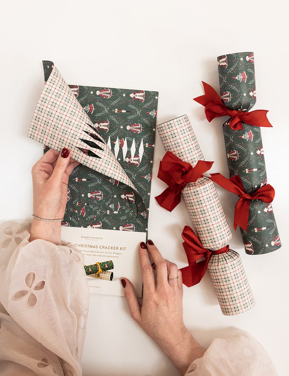 Bespoke Christmas Cracker Set - Mr and Mrs Claus