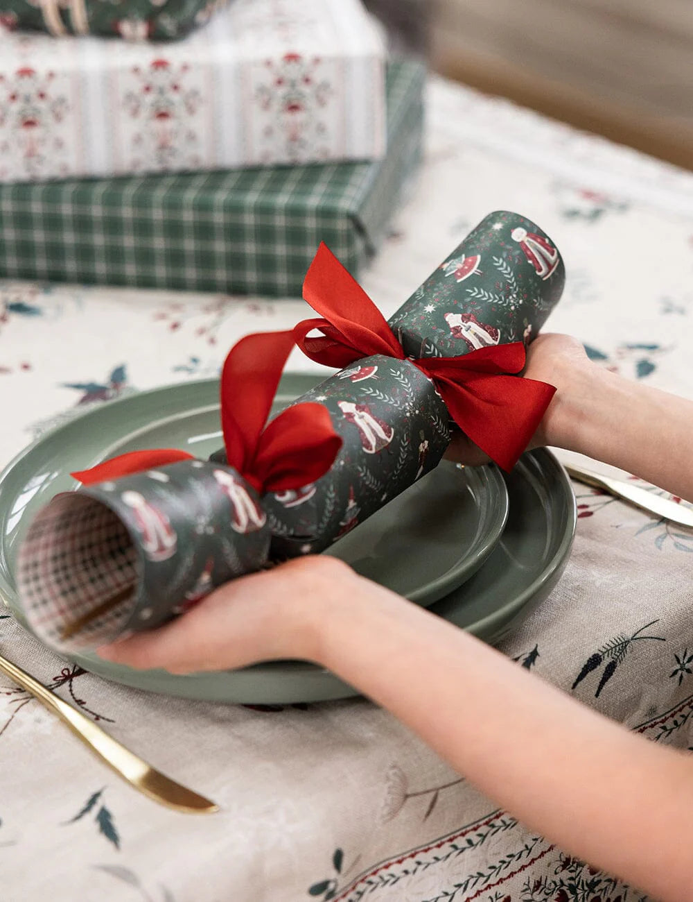 Bespoke Christmas Cracker Set - Mr and Mrs Claus