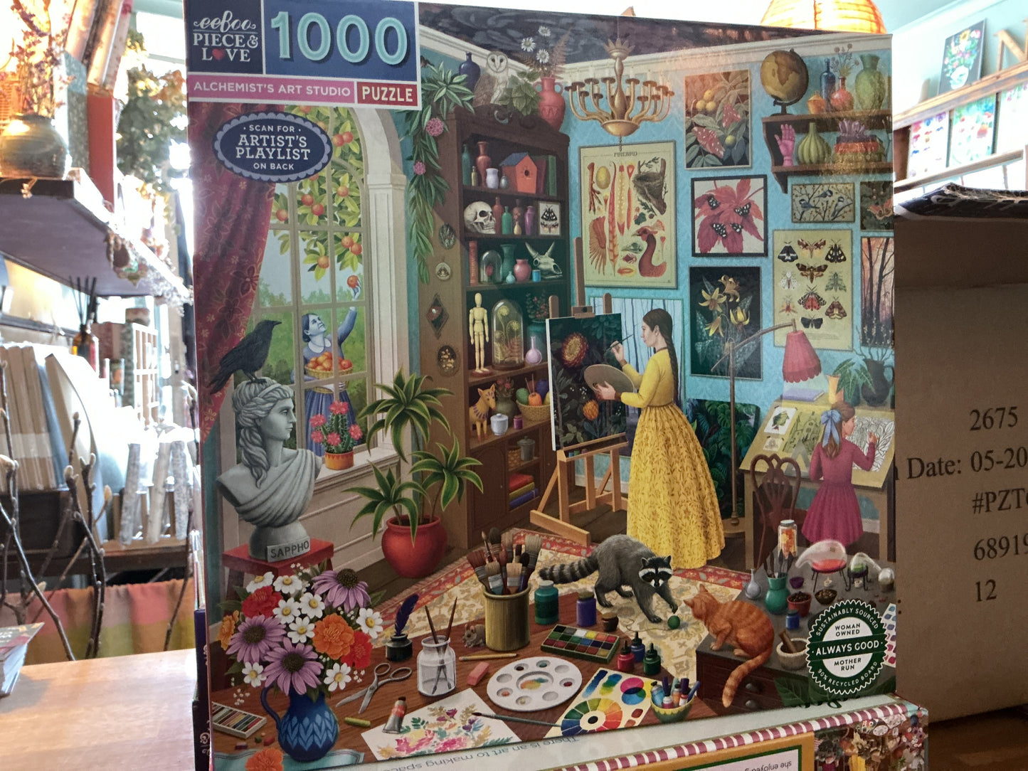 Eeboo 1000 piece puzzle - Alchemist’s Art Studio