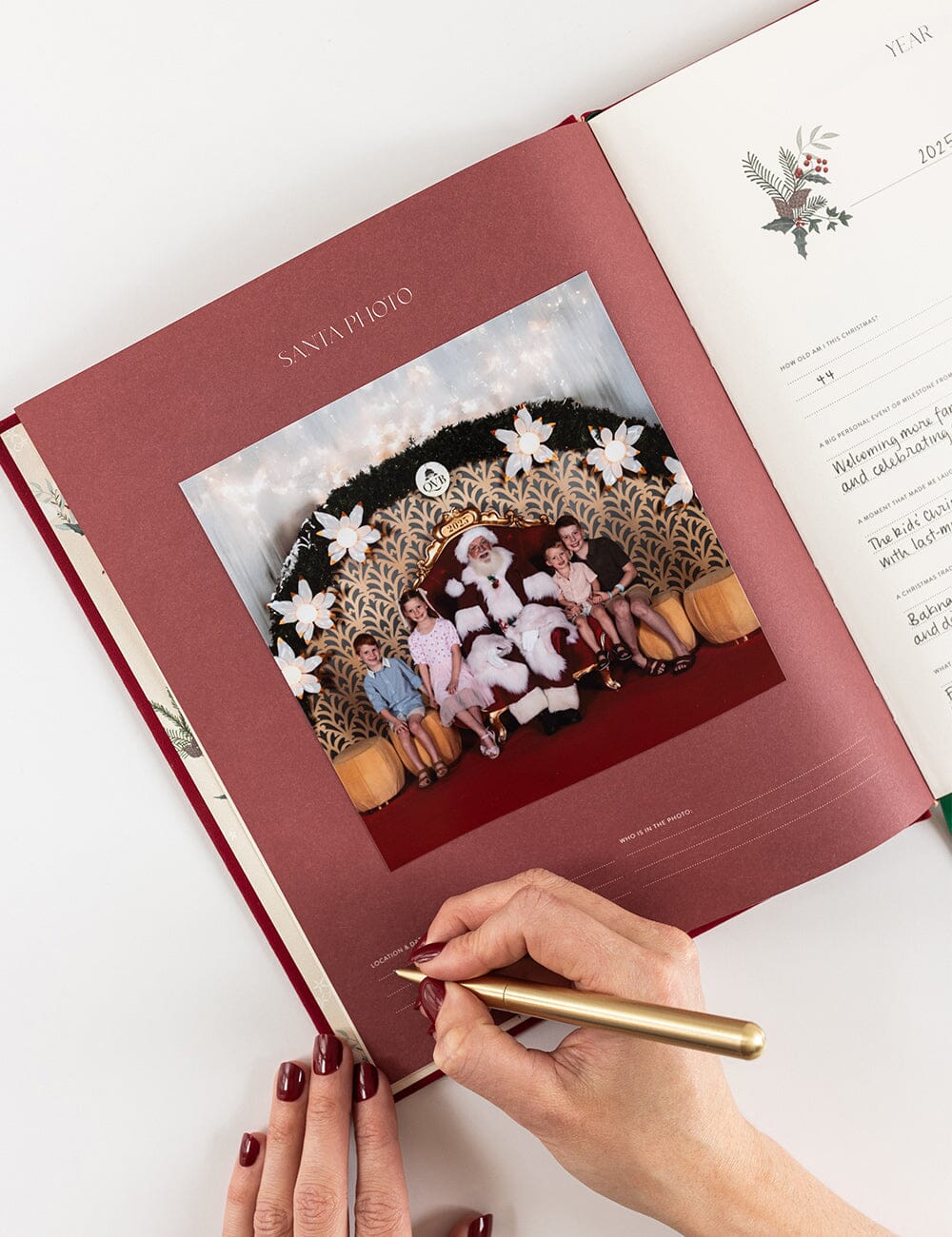 Bespoke Heirloom 10 Year Christmas Journal
