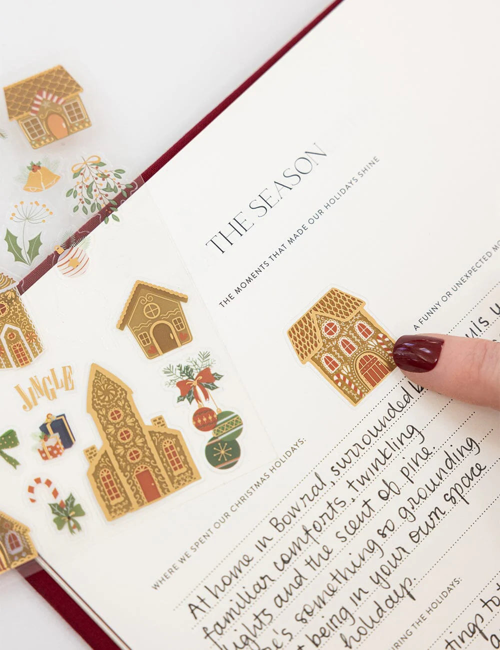 Bespoke Heirloom 10 Year Christmas Journal